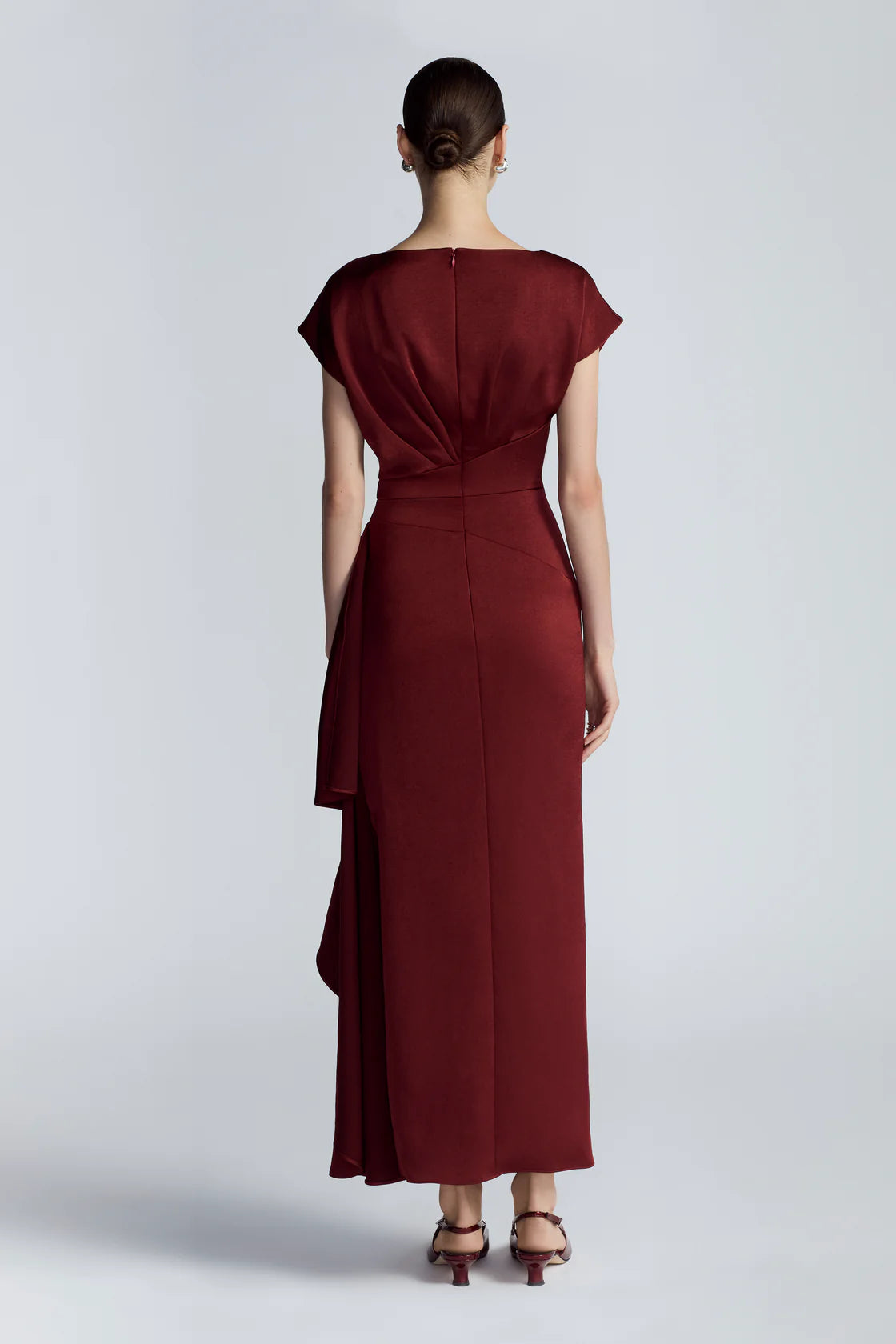 Florence Dress - Bordeaux