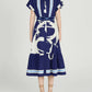 Silvia Tcherassi Loni Dress Navy Stripes