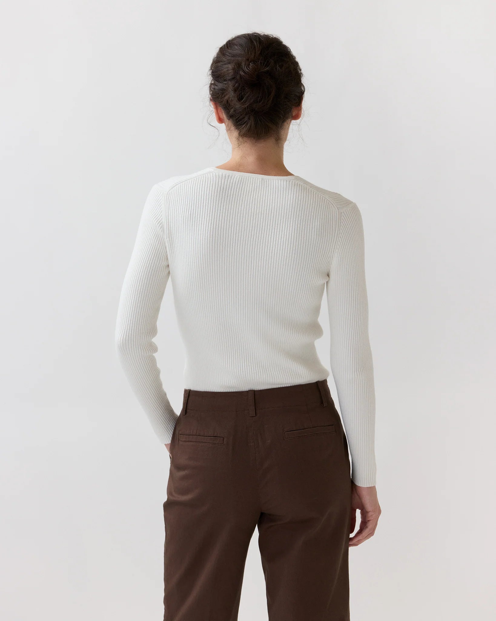 Nia L/S Ribbed Henley