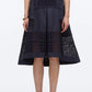 Broderie Anglaise Patchwork Midi Skirt - The Lake Forest Shop