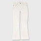 Flare Cropped 5-Pocket Jean Natural Stretch Denim