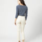 Flare Cropped 5-Pocket Jean Natural Stretch Denim