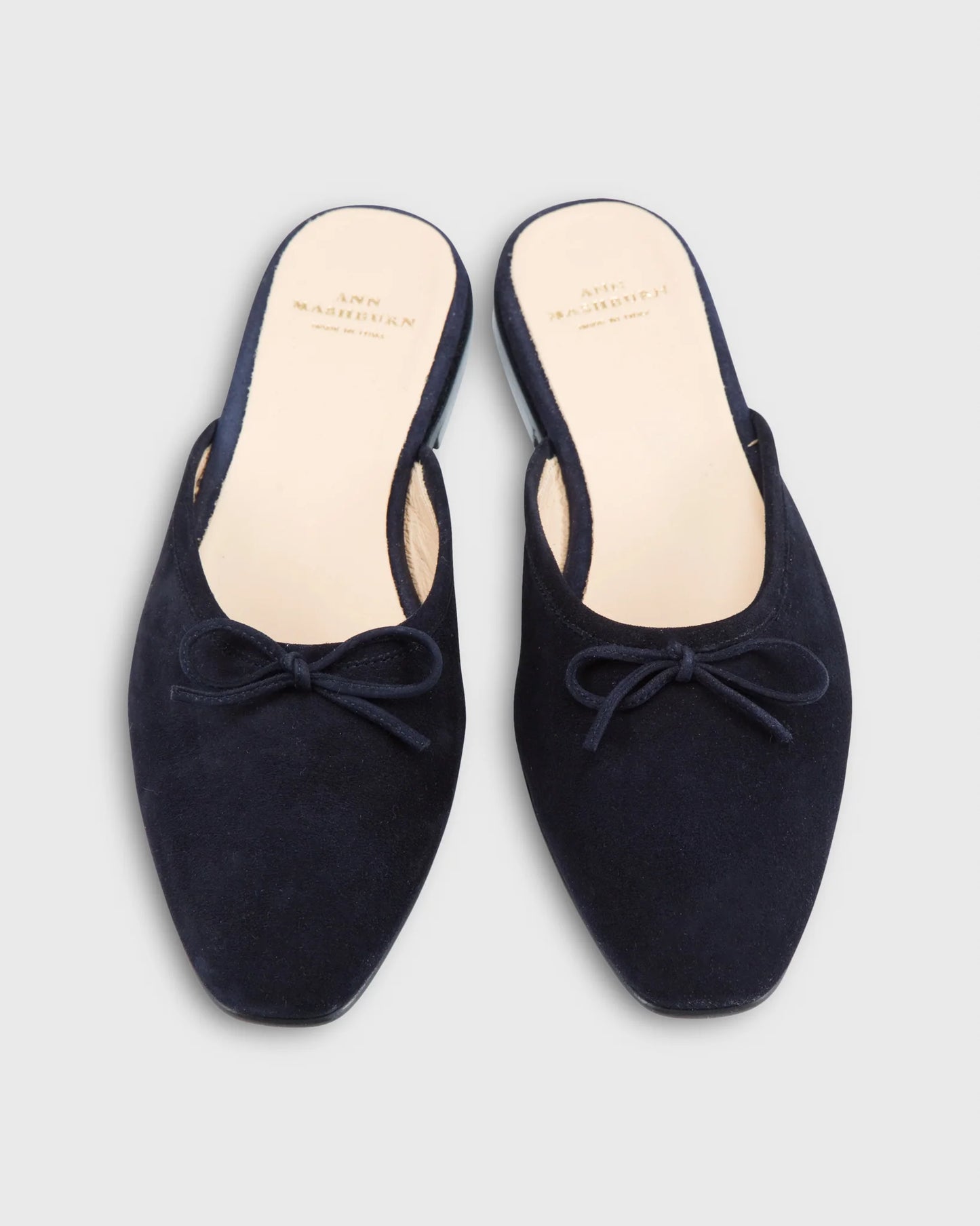 Joy Mule in Navy Suede