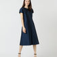 Suzzette Dress Navy