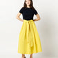 Carla Skirt Yellow Faille