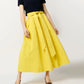 Carla Skirt Yellow Faille