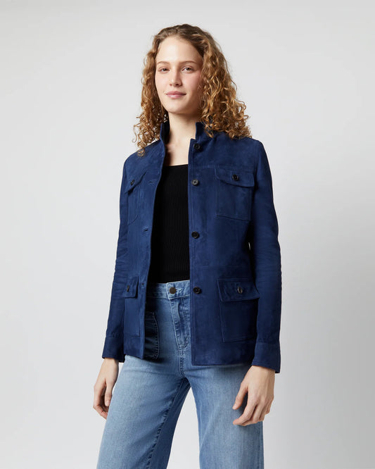 Eve Safari Jacket Navy