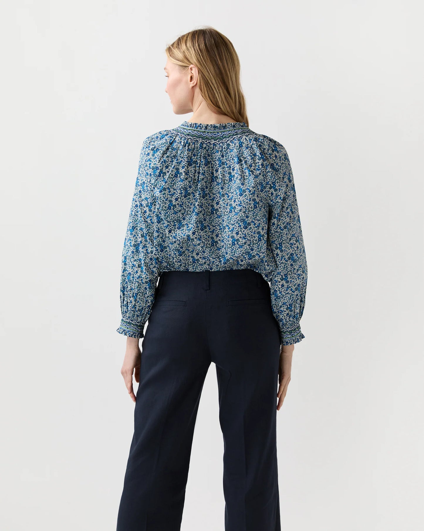 Christine Smocking Top - The Lake Forest Shop