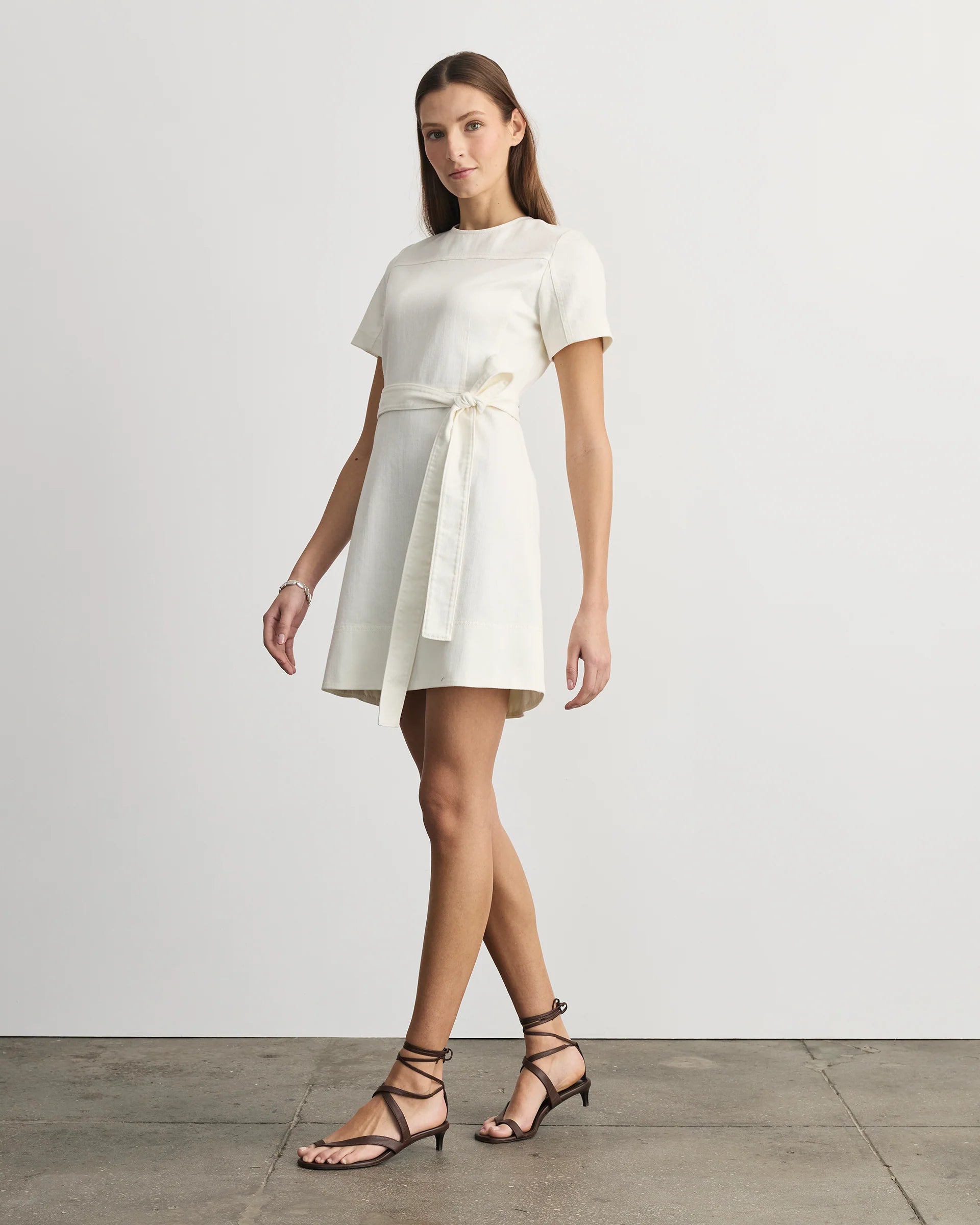 Short Ella Denim Dress - The Lake Forest Shop