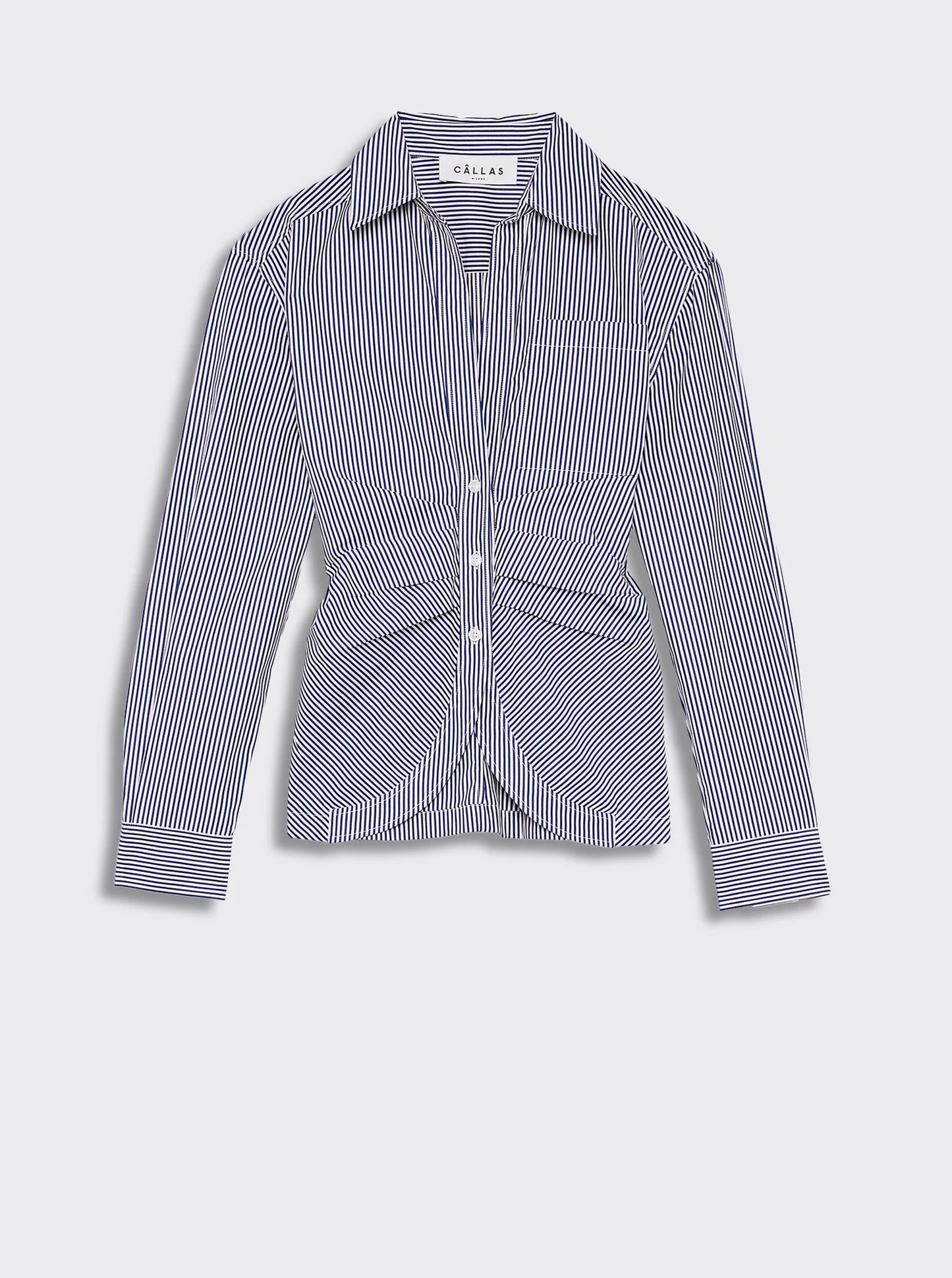 Sierra Shirt-navy/White