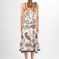 Silvia Tcherassi Dalil Dress Blue Green Paisley