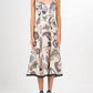 Silvia Tcherassi Dalil Dress Blue Green Paisley