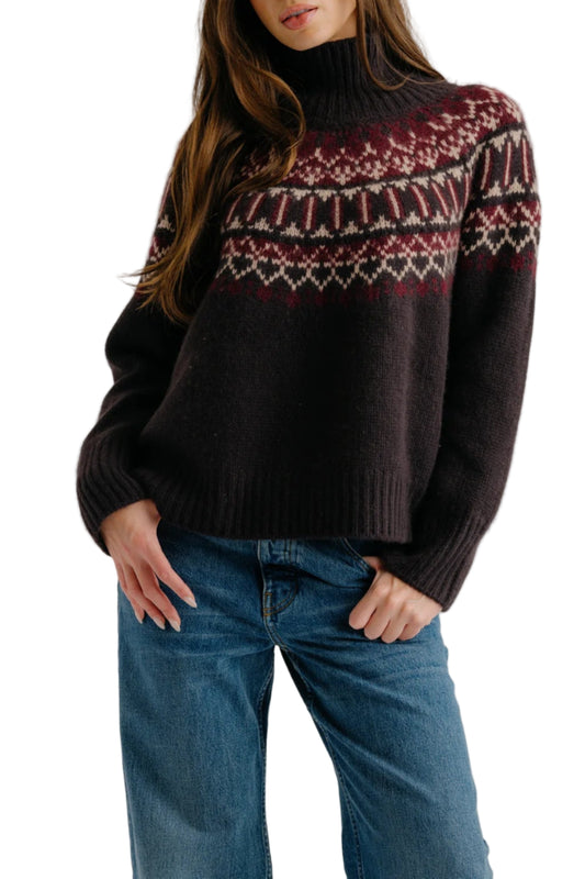 Scottie Slouchy Fair Isle Sweater