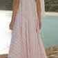 Aston Studio Pippa Dress in Seashell Stripe