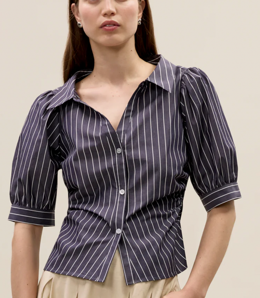 Isla Stripe Poplin Shirt