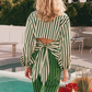 Loch Striped Poplin Button Up