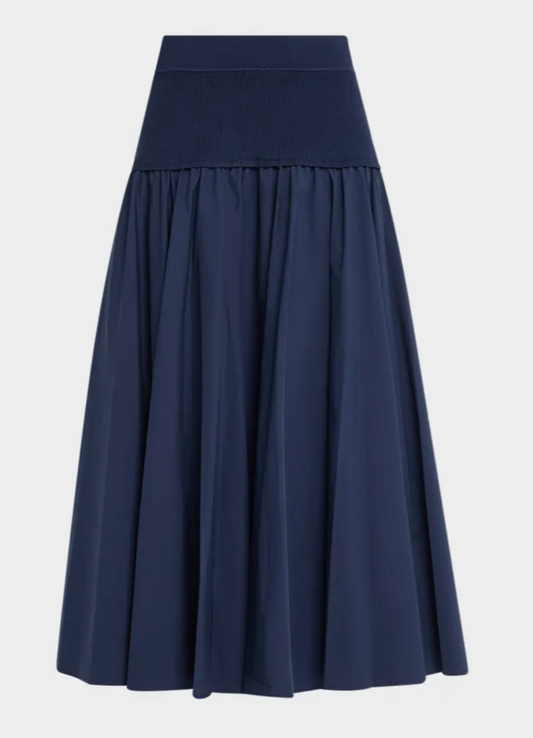 Abbott Pleated Midi Skirt