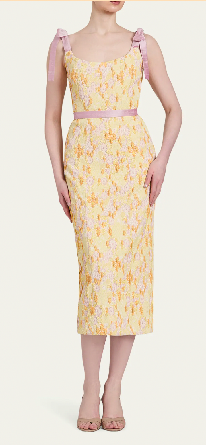 Acacia Corset Dress w/Tie Straps - The Lake Forest Shop