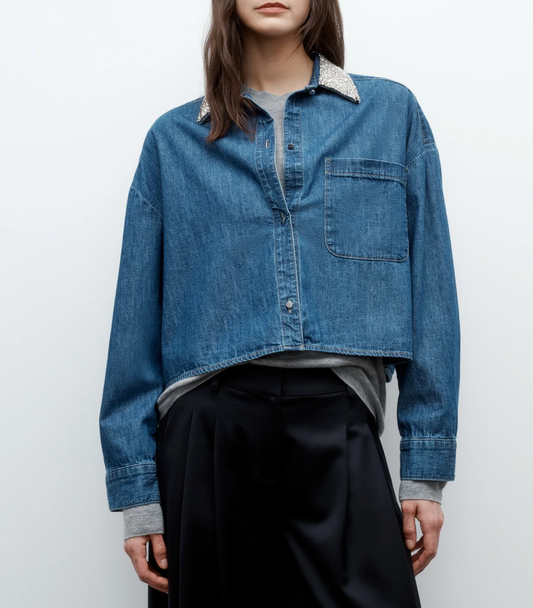 My Ex's Denim w/Crystal Collar