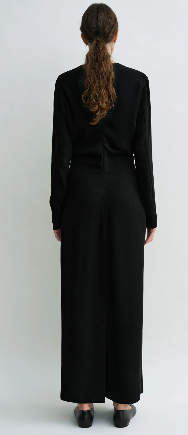 Long Sleeve Slouch Waist Dress