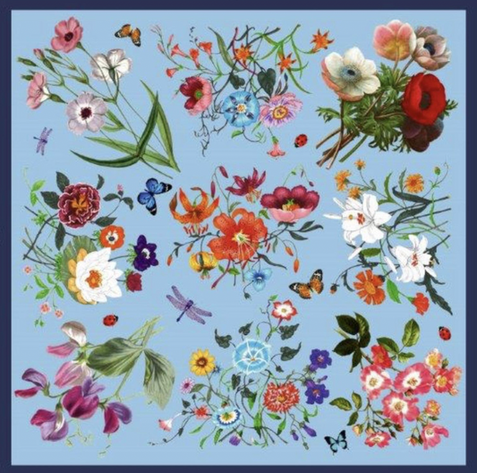Le Vie En Rose Italian Silk Scarf