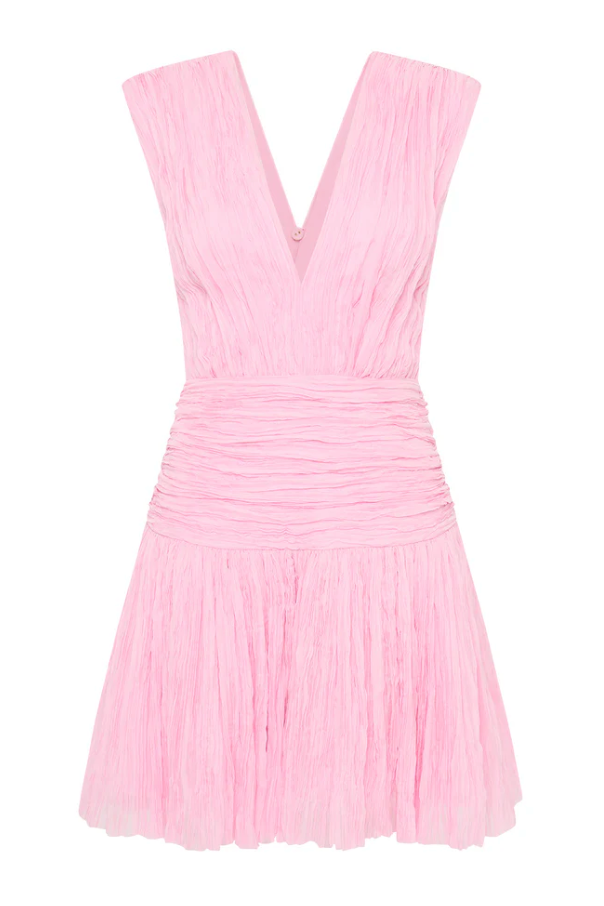 Escapist Mini Dress Flash Pink