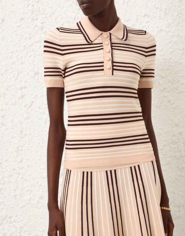 Natura Stripe Polo