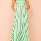 Hazel Dress In Midori Stripe