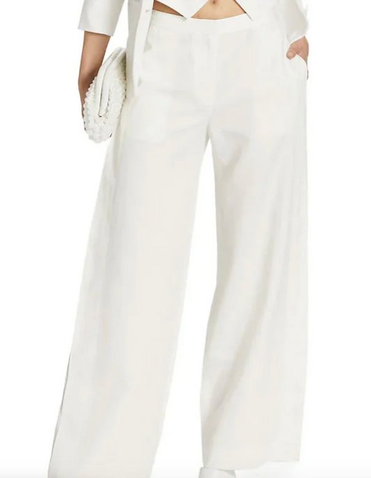 White Wide Leg Natalie Pant