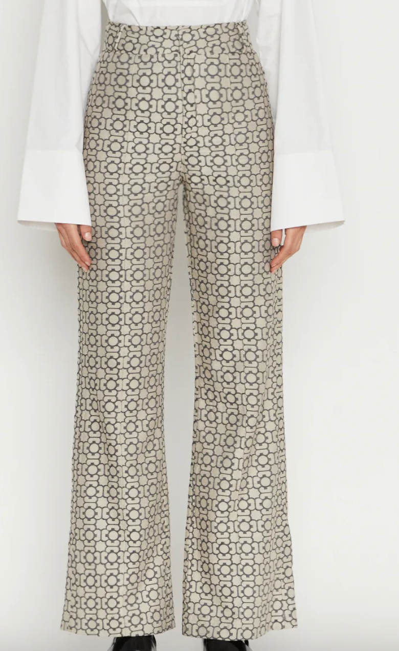 Destree Yoshitomo Pants Jacquard Grey