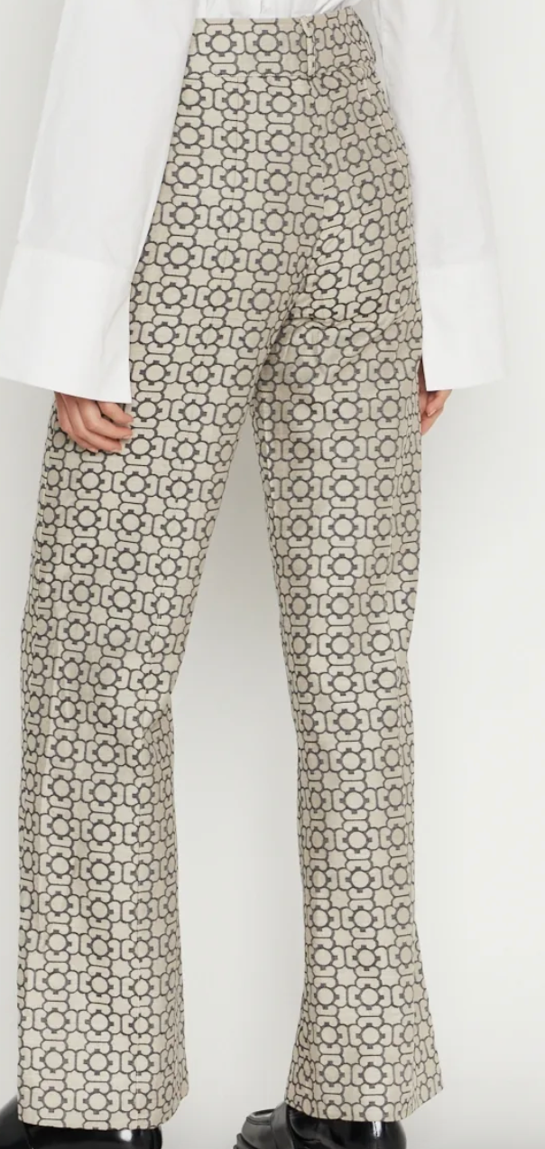 Destree Yoshitomo Pants Jacquard Grey