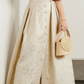 Destree Irving Rose Jacquard Ecru & Gold Skirt
