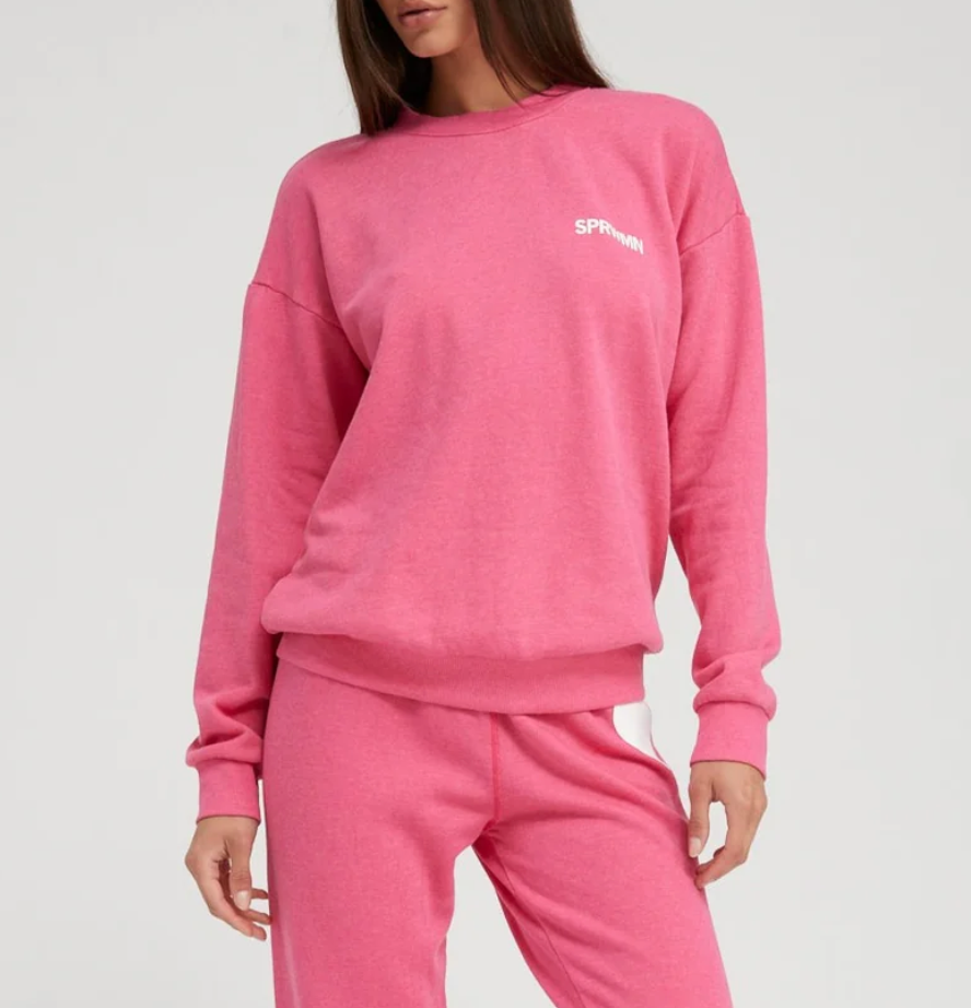 Hot Pink Logo Sweatshirt