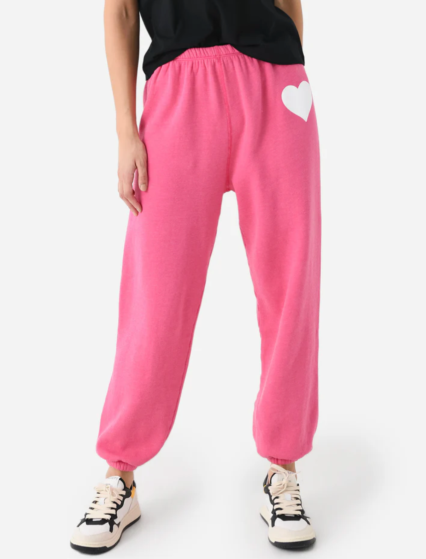 Women's Fleece Heart Sweatpant