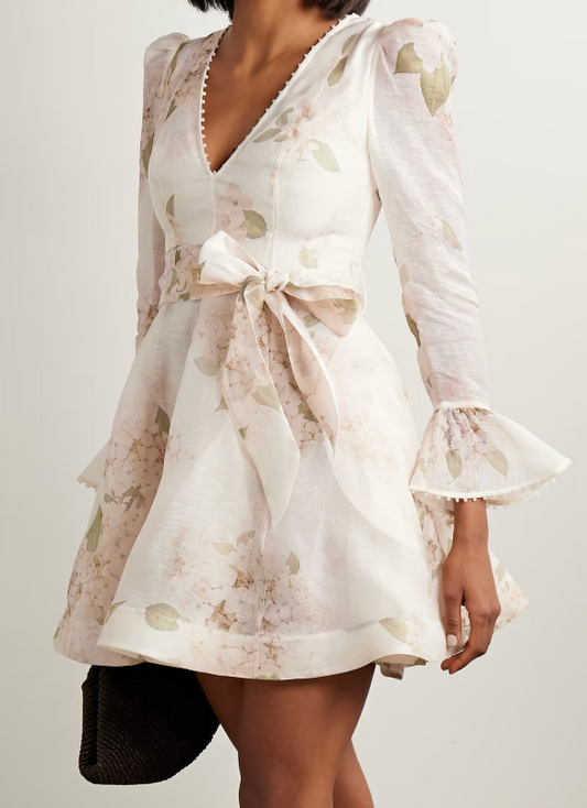 Balance Long Sleeve Mini Dress
