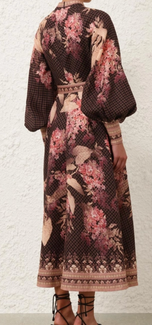 Illuminate Buttoned Midi Dress