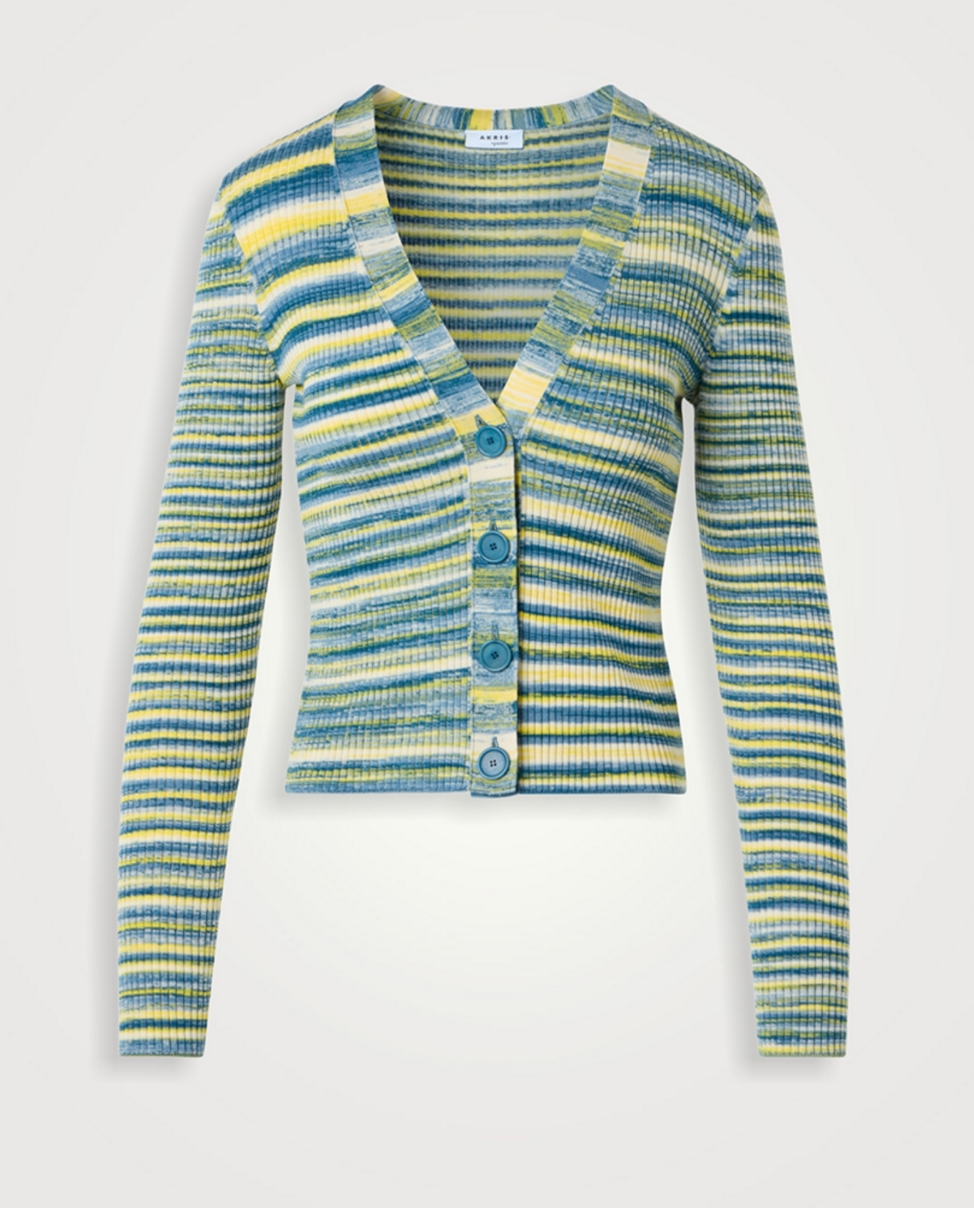 Space Dye Merino Wool Cardigan