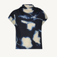 Abstract Floral Draped Top - The Lake Forest Shop