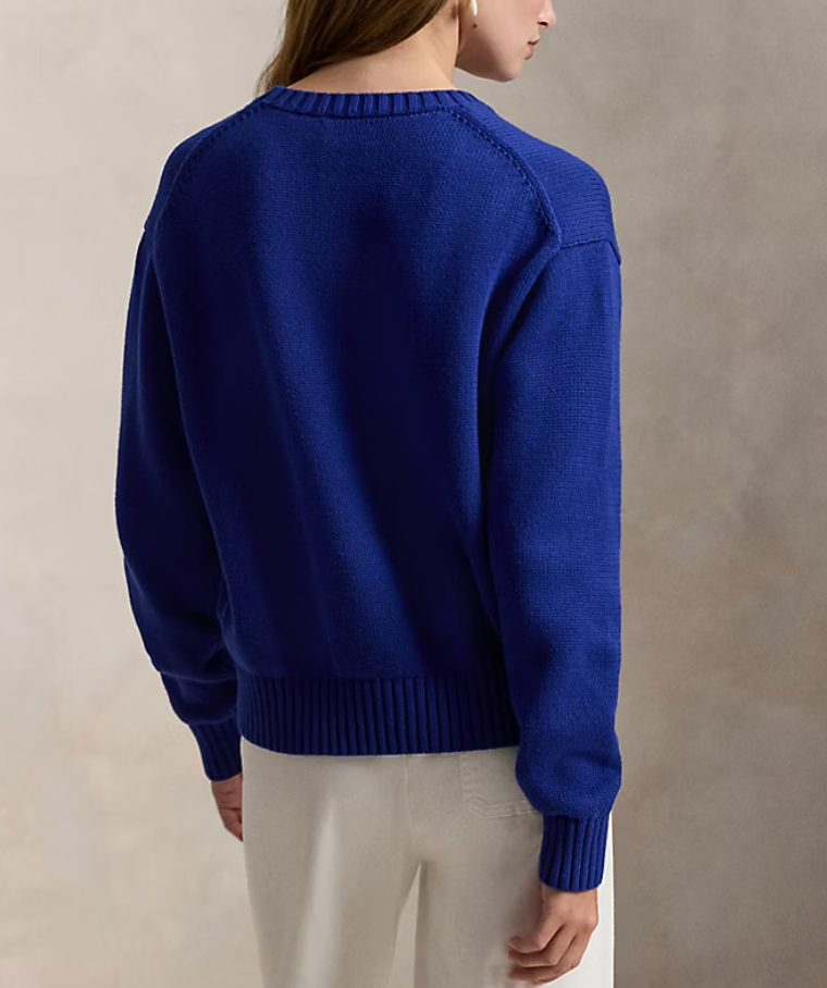 Cotton Bear Sweater - The Lake Forest Shop