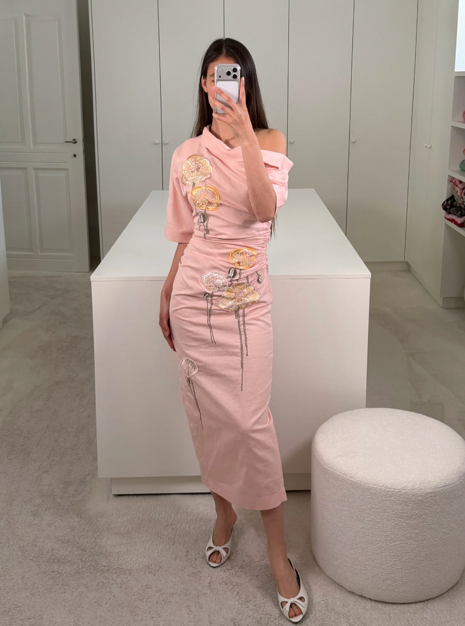 Bowery Embroidered Dress - The Lake Forest Shop
