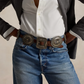 Distressed Leather Belt - The Lake Forest Shop