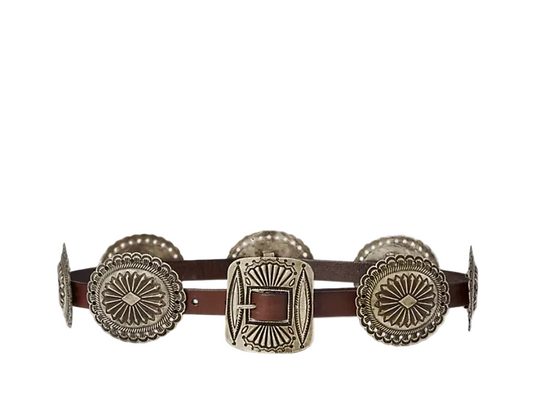 Distressed Leather Belt - The Lake Forest Shop