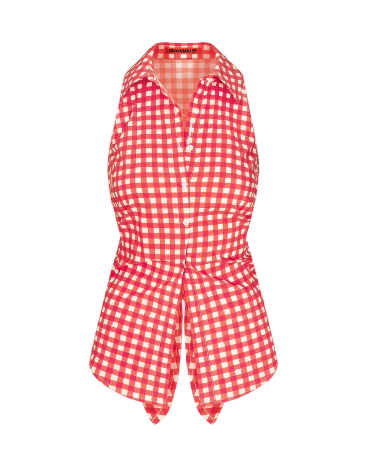 Loch Sleeveless Poplin Button Up - The Lake Forest Shop
