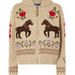 Crew Neck Cardigan Sweater