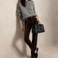 Corduroy Straight Leg Pant
