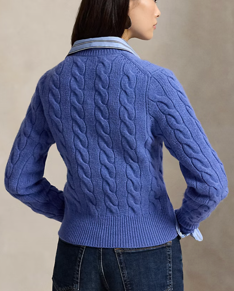 Crewneck Cardigan - The Lake Forest Shop