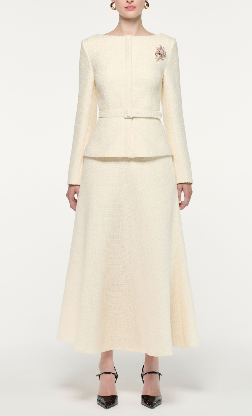 Midi Flared Skirt