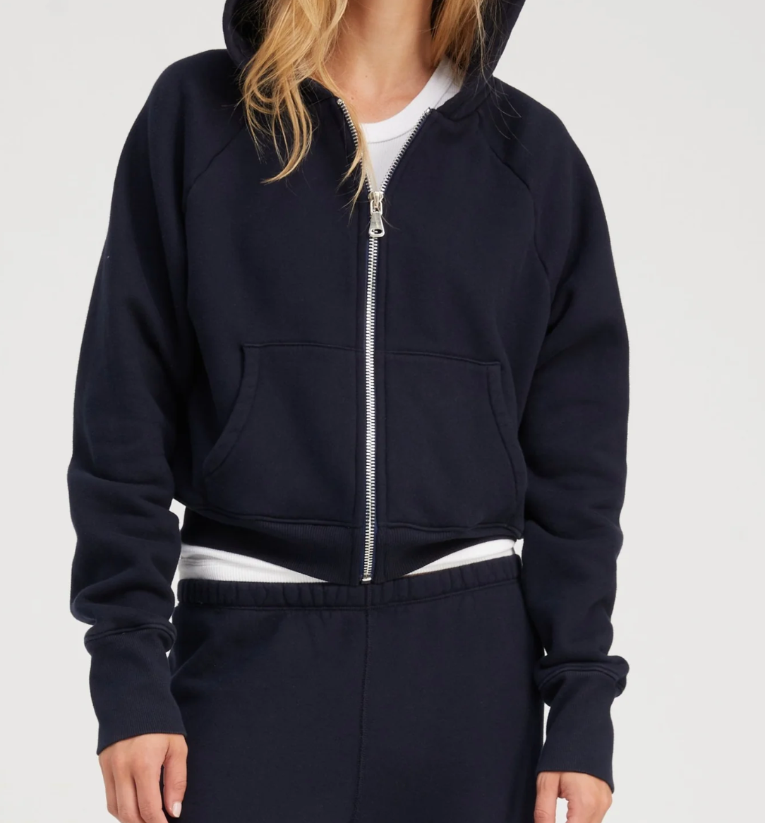 Shrunken Raglan Hoodie