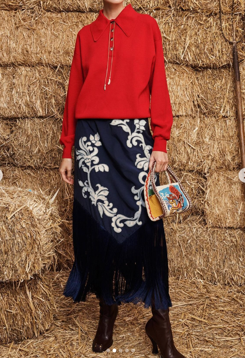 Dillon Applique Skirt
