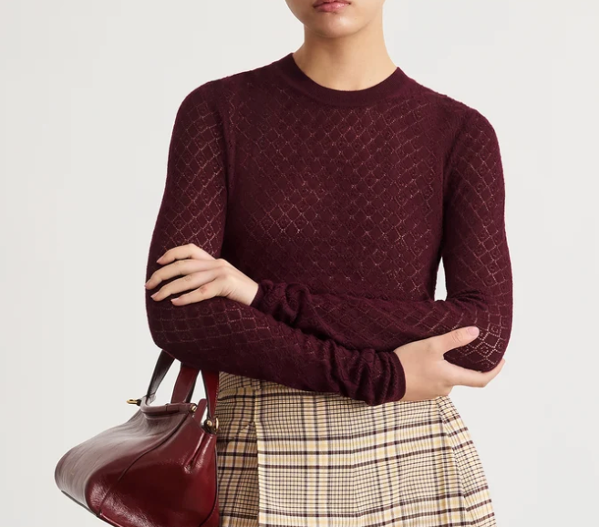 Pointelle Crewneck Kayden